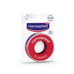 Hansaplast Med Αυτοκόλλητη Επιδεσμική Ταινία Στερέωσης Classic 1.25cm x 5m